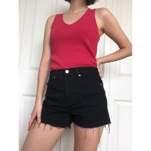 Ann Taylor red sleeveless tank top